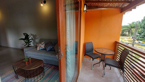 New Flat with Pool, 50m from the beach, barbecue