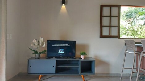 New Flat with Pool, 50m from the beach, barbecue
