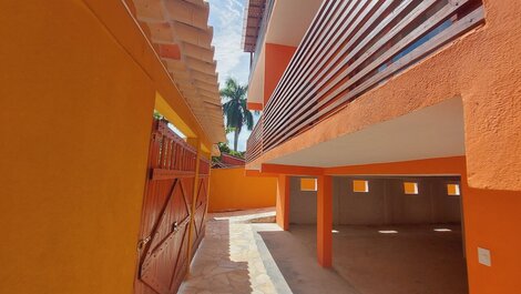 Cepilho - Flat com cozinha, 50mts da Praia, Churr, Piscina, WiFi...