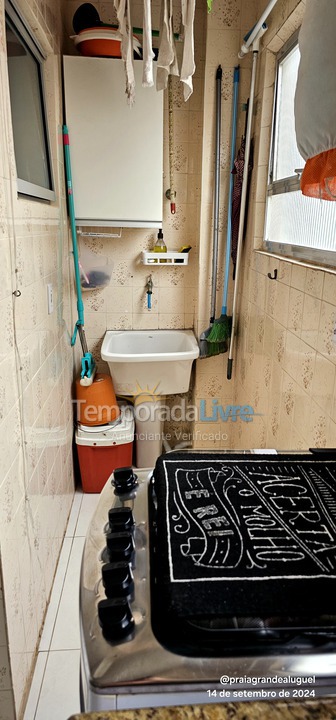 Apartment for vacation rental in Praia Grande (Praia do Caiçara)