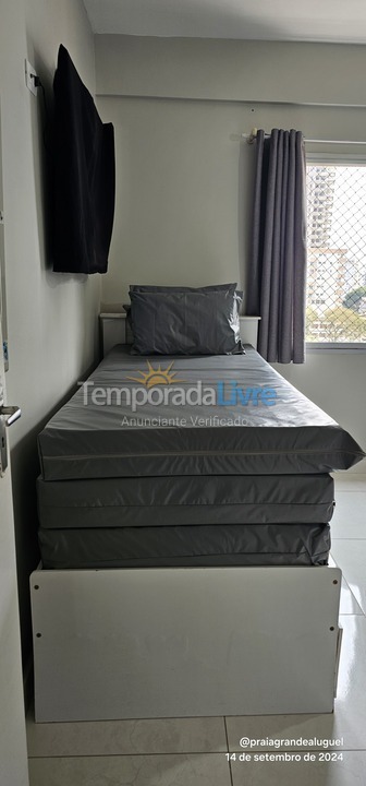 Apartment for vacation rental in Praia Grande (Praia do Caiçara)