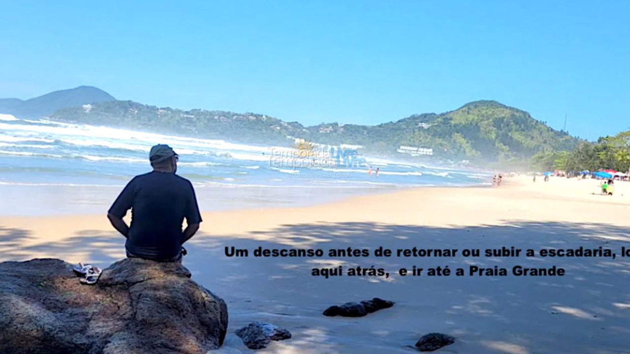 Apartment for vacation rental in Ubatuba (Praia das Toninhas)