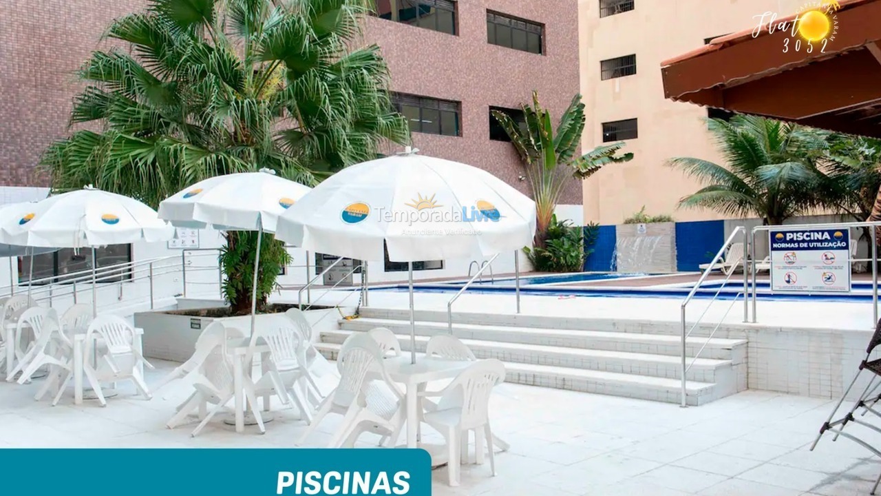 Apartamento para alquiler de vacaciones em Guarujá (Pitangueiras)