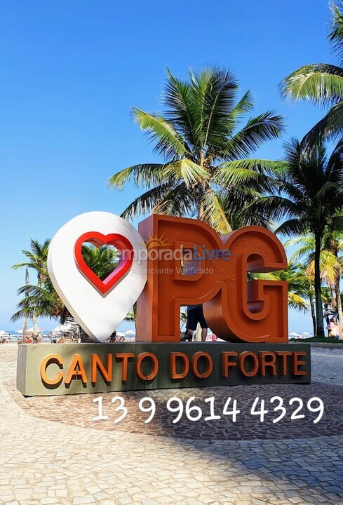 Apartment for vacation rental in Praia Grande (Canto do Forte)