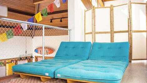 Casa charmosa e aconchegante na Praia de Pernambuco/Guarujá