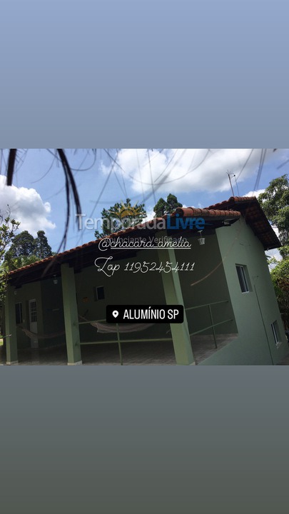 Ranch for vacation rental in Alumínio (Condomínio Figueiras I)