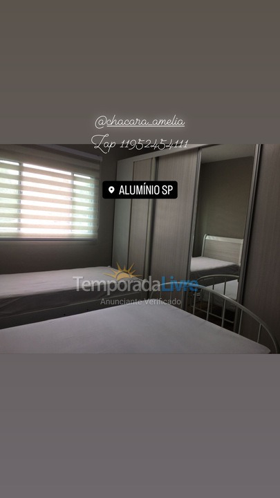 Ranch for vacation rental in Alumínio (Condomínio Figueiras I)