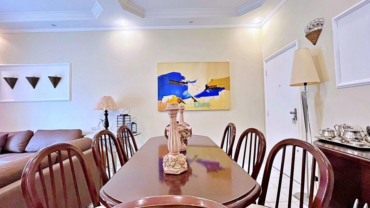 Apartamento para aluguel de temporada em Guarujá (Pitangueiras)