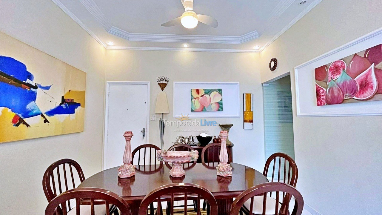 Apartamento para aluguel de temporada em Guarujá (Pitangueiras)