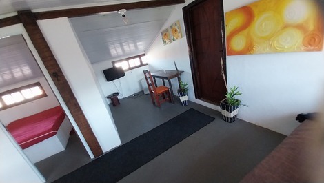 Sala de tv 2° piso c/ sofá cama