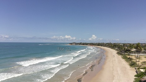Vista aérea da praia