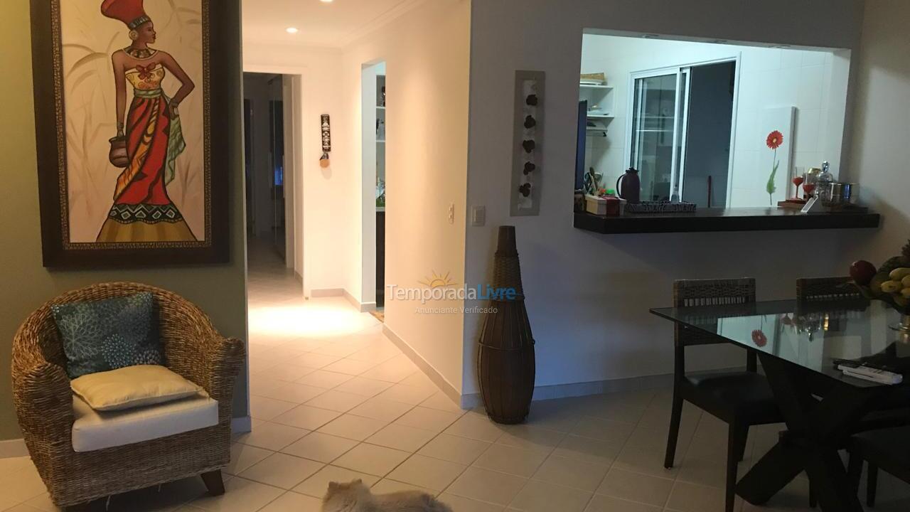 Apartamento para aluguel de temporada em Bertioga (Riviera de São Lourenço)