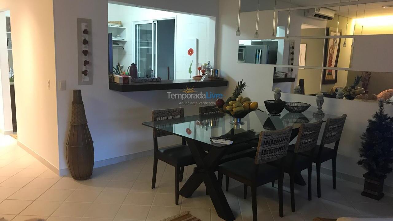 Apartamento para aluguel de temporada em Bertioga (Riviera de São Lourenço)