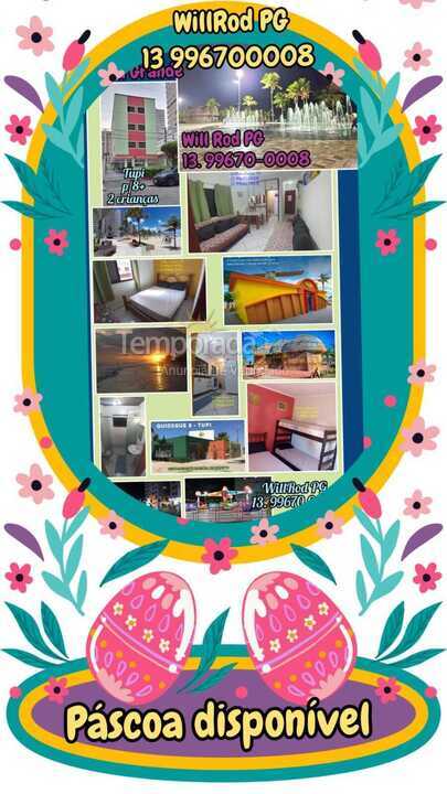 Apartamento para alquiler de vacaciones em Praia Grande (Vila Tupi)