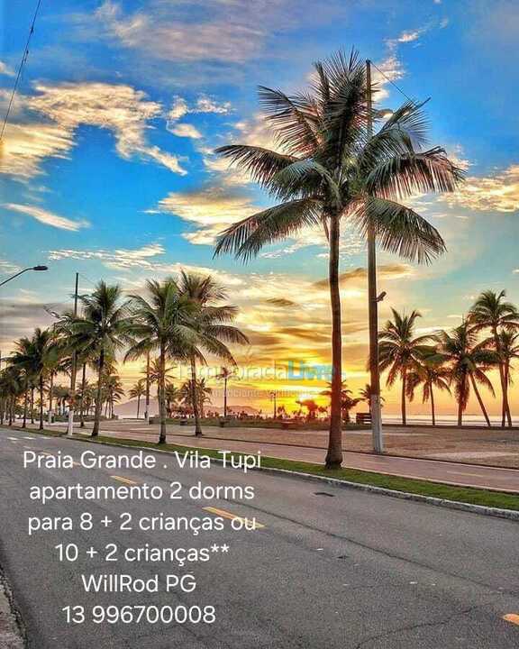 Apartamento para alquiler de vacaciones em Praia Grande (Vila Tupi)