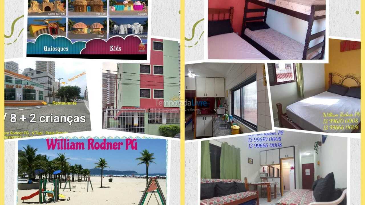 Apartamento para alquiler de vacaciones em Praia Grande (Vila Tupi)