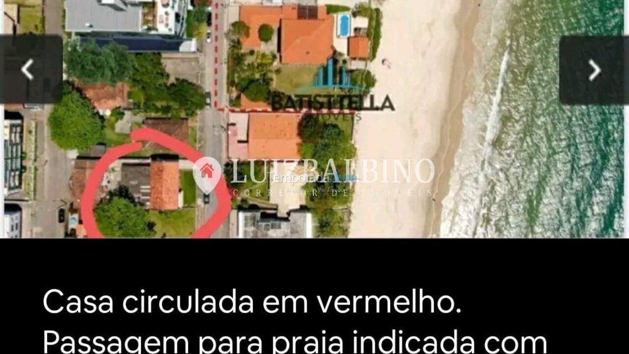 Casa para aluguel de temporada em Florianópolis (Cachoeira do Bom Jesus)