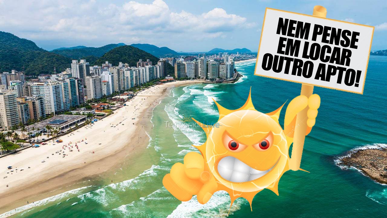 Apartment for vacation rental in Guarujá (Enseada)