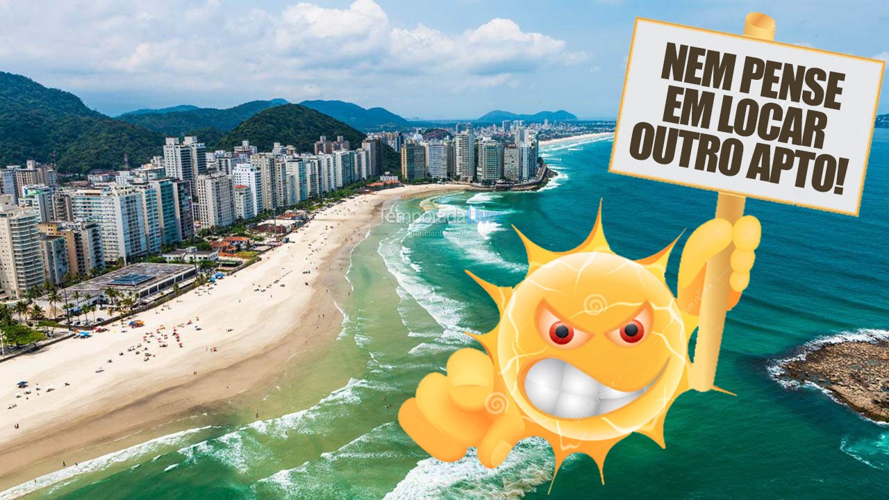 Apartamento para aluguel de temporada em Guarujá (Pitangueiras)