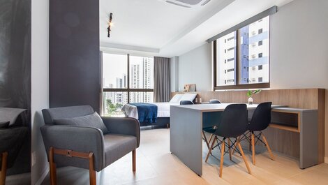 Rooftop #1001 - Studio em Boa Viagem by Carpediem