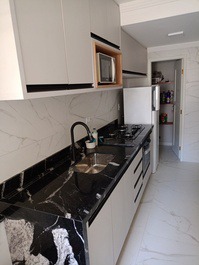 Apartment for rent in Praia Grande Ubatuba Sp for 08 people.