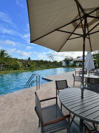 Apartamento Studio novo e completo! 900m da Vila!