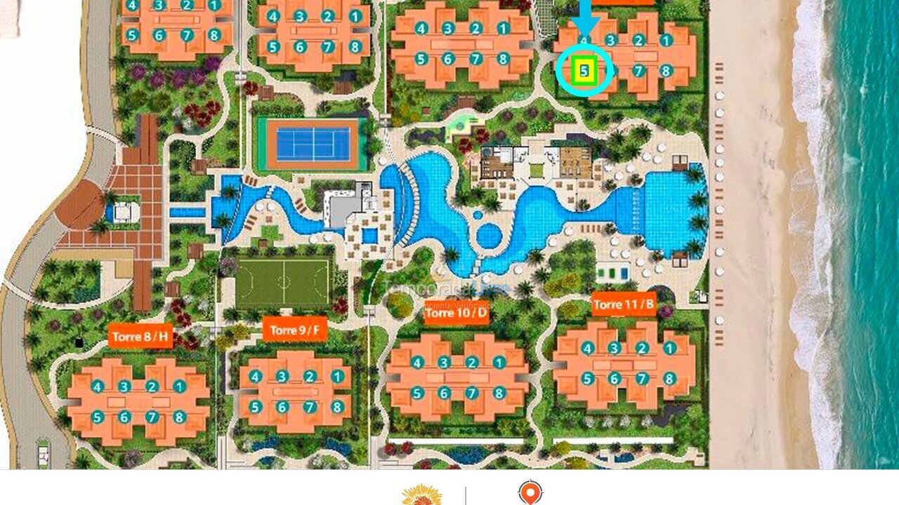 Apartment for vacation rental in Caucaia (Ce Praia de Cumbuco)