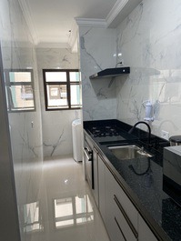 Apartamento en Ubatuba Praia Grande vista al mar