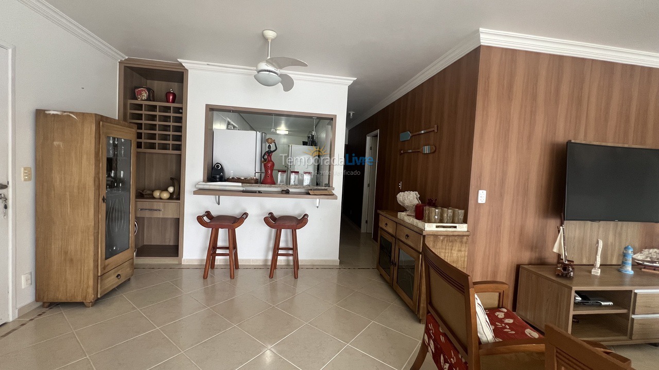 Apartamento para aluguel de temporada em Bertioga (Riviera de São Lourenço)