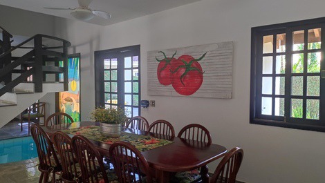 House 100 meters from the beach in the Salga condominium