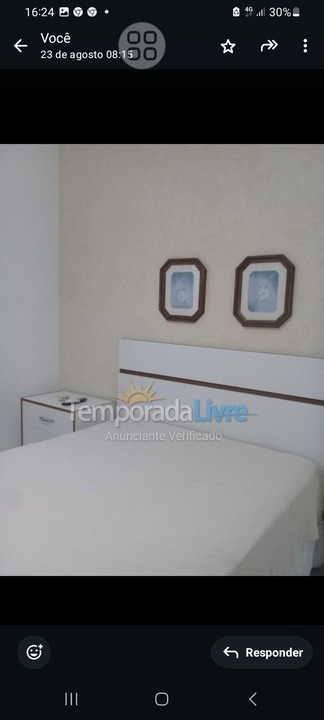 Apartamento para aluguel de temporada em Guarujá (Astúrias)