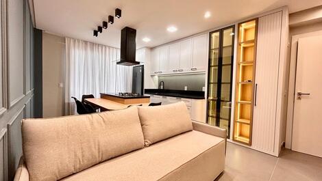 Apartamento de 2 habitaciones con vista al mar.