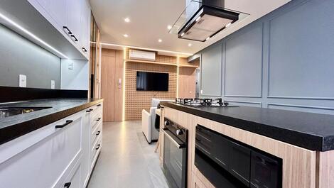 Apartamento de 2 habitaciones con vista al mar.