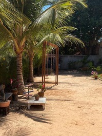 Casa de praia rústica com conforto e excelente localização