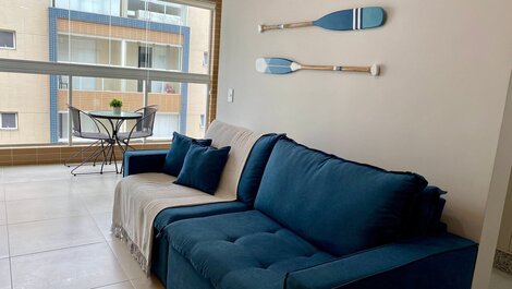 A178 - Conforto e Vista Mar | Churrasqueira | Suíte e Ar Condicionado