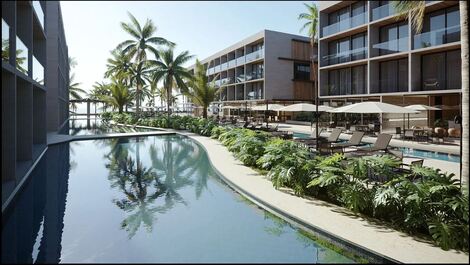 São 7 opções entre parque aquático infantil, piscinas adulto, piscina semiolímpica e borda infinita