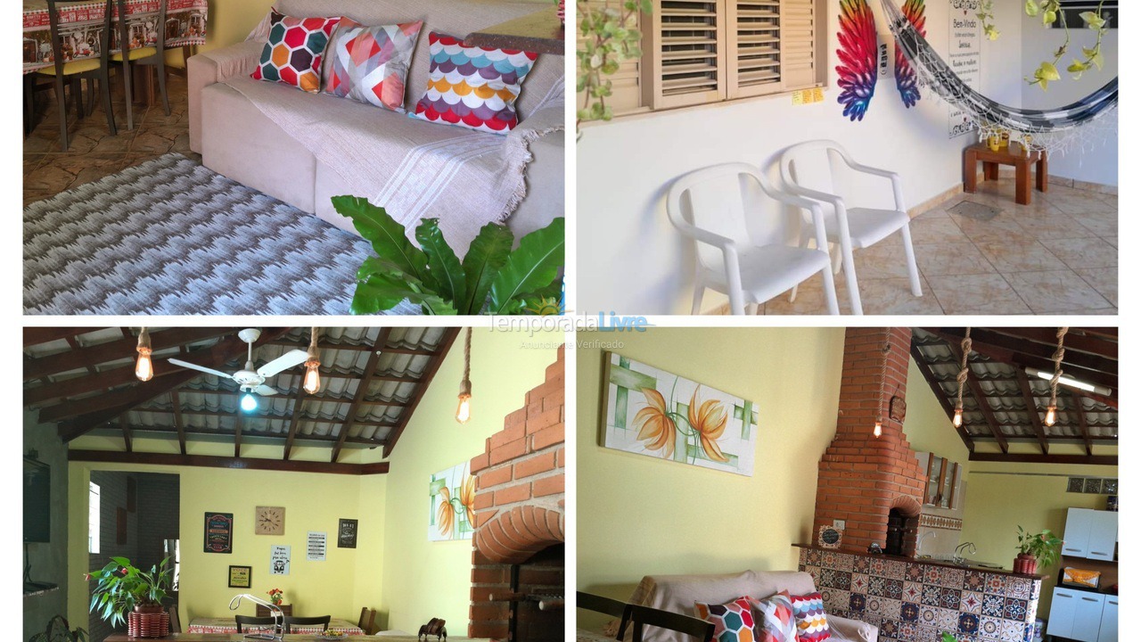 Casa para alquiler de vacaciones em águas de Lindóia (Jd Lazari)