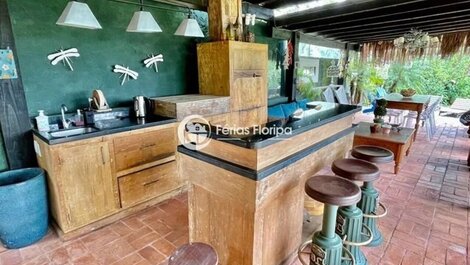Magnífica Casa Frente a la Playa (Pé na Areia Cachoeira do Bom Jesus)