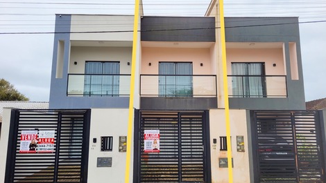 PRAINHA - 9 pessoas 3 dorm. com A/C - 250m do mar