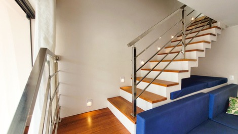 PRAINHA - 9 pessoas 3 dorm. com A/C - 250m do mar