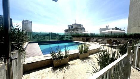 Terraço com piscina 