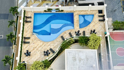 Enseada New Building - Gourmet Balcony - Sea View - Leisure - 2 Spaces