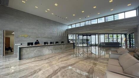 Área da recepção para a realização do check in e check out