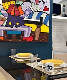 Apartamento apartamento con hermosa vista a la ciudad.