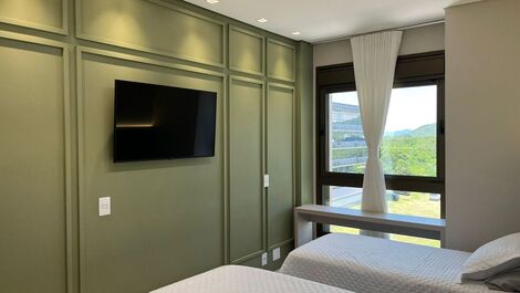 Apartamento vacacional en Jurerê Internacional.