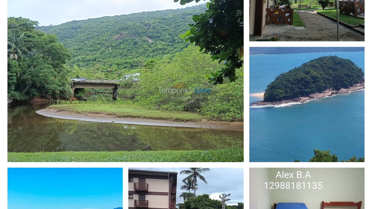 Apartment for vacation rental in Ubatuba (Maranduba)