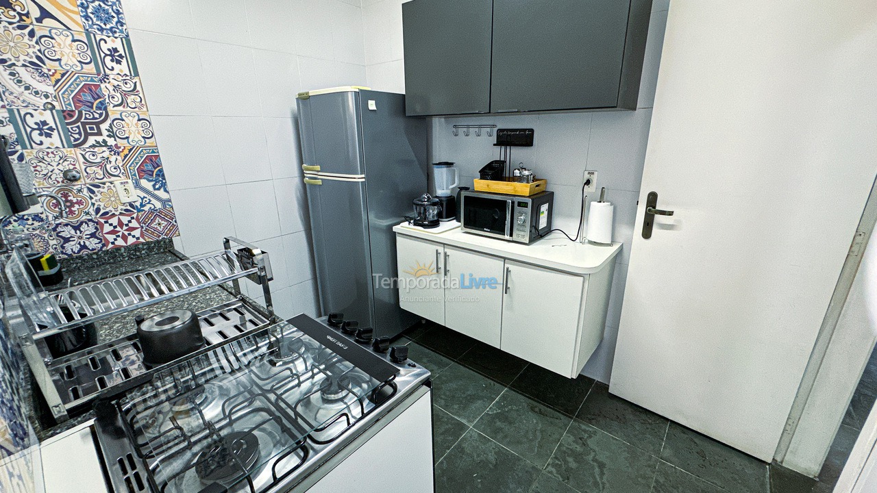 Apartment for vacation rental in Guarujá (Praia do Tombo)