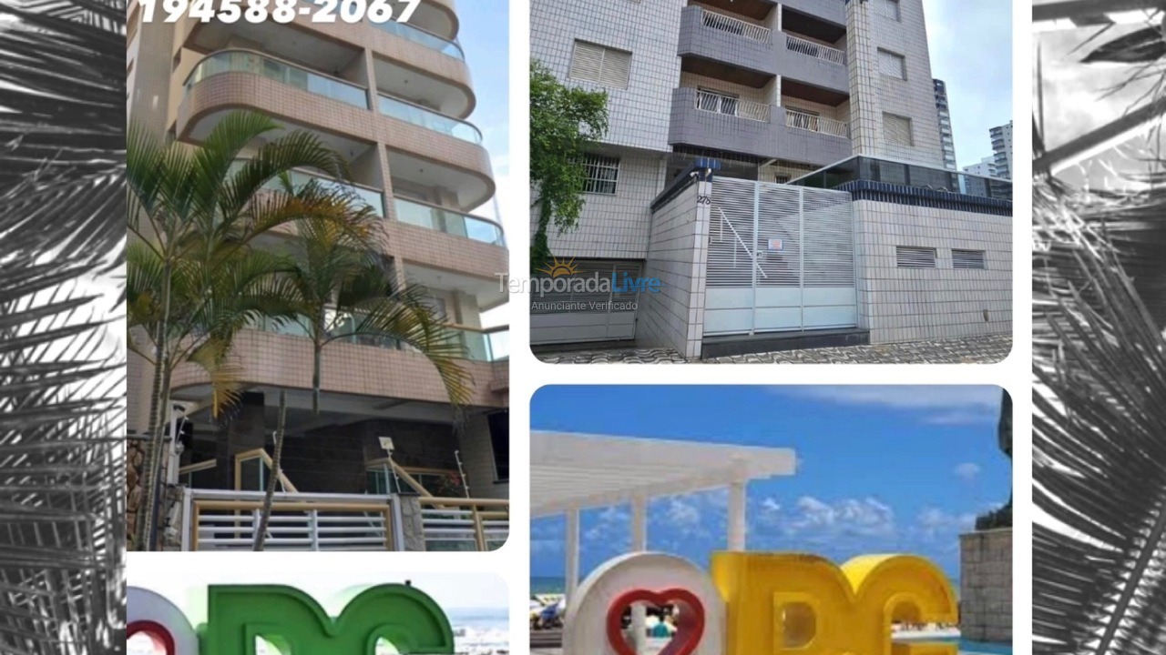 Apartment for vacation rental in Praia Grande (Vila Tupi)