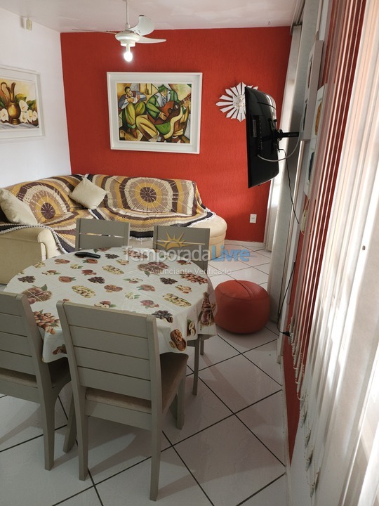 Apartamento para alquiler de vacaciones em Palhoça (Praia de Fora)