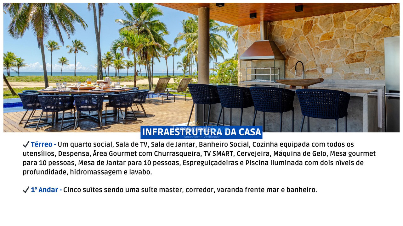 Casa para alquiler de vacaciones em Mata de São João (Praia do Forte)